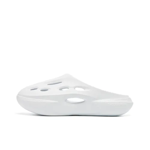 QIAODAN Poison Tooth Slippers Сабо Мужской Jordan White