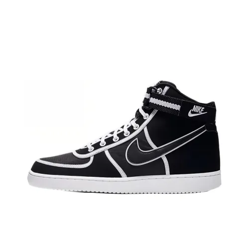 Nike Vandal High Supreme Slip-Resistant Lightweight Skateboard Shoes Unisex Black White Найк Вэндал Хай Супрем Нон-Слип Легкий Скейтборд Кроссовки Унисекс Черный Белый