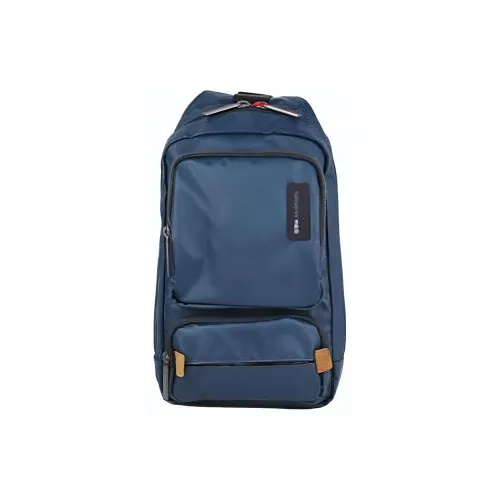 SAMSONITE Ткань Sling Сумка Сумка через плечо Сумка на плечо Мужская Павлин Синий