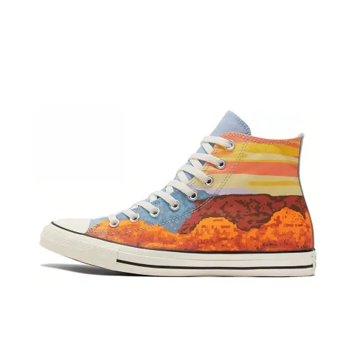 Converse Chuck Taylor All Star Аbrasion Resistant Shock Absorbers High Топ Кеды Унисекс Желто-синий