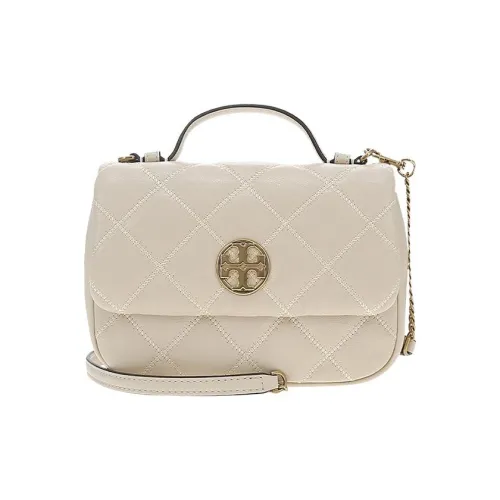 TORY BURCH TB Willa Козья кожа Сумка через плечо Сумка Женская Сырный белый