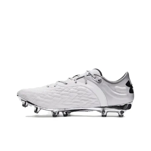 Under Armour Clone Magnetico Pro FG Твердый Грунт Футбольные Бутсы Мужские Белые Серые