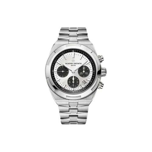VACHERON CONSTANTIN Автоматический Механический Мужской Часы Longitudinal and Lateral Collection OVERSEAS 42,5 мм Серебряные