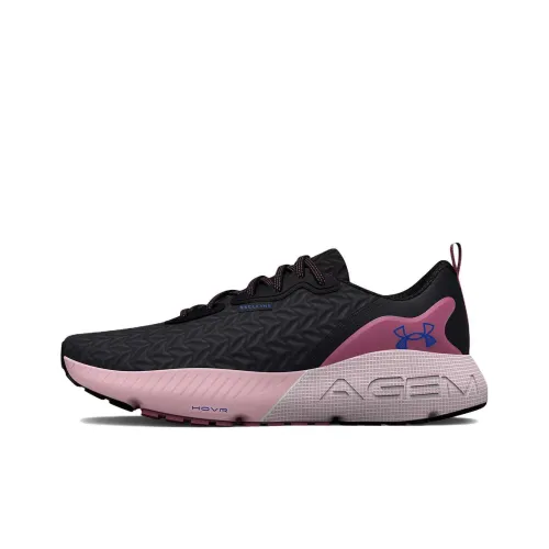 Under Armour HOVR Mega 3 Low Топ Повседневные Беговые Кроссовки Женские Черные Розовые
