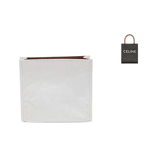 Ingenuity Handmade Нейлон DuPont Бумага Тоут Сумка среднего размера с вкладышем и плечевым ременем Женская Белая Коричневая