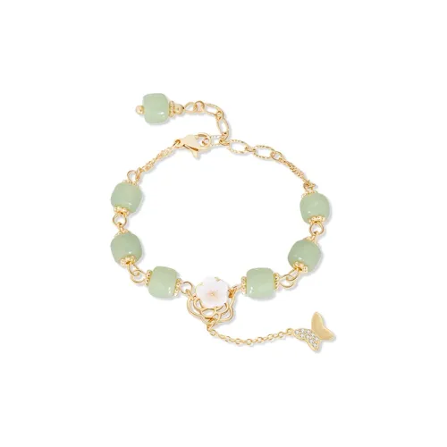 WANLIACC Цветное стекло Нефритовые браслеты Женские