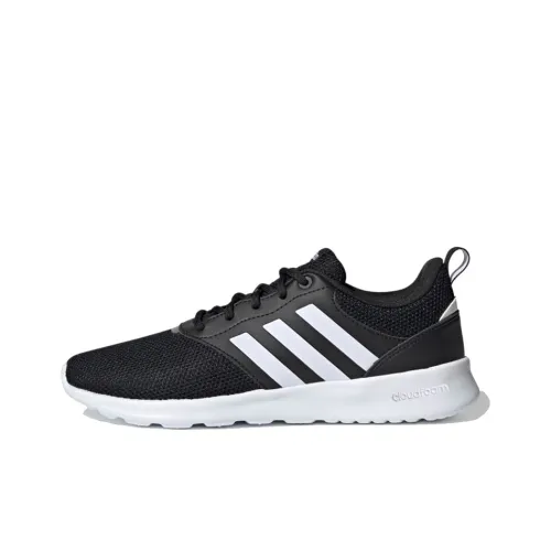 ADIDAS NEO Qt Racer 2,0 Дышащий Низкий Топ Повседневные Беговые Кроссовки Женские Черно-белые