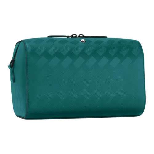 MONTBLANC Кожа Mailbox Сумка Клатч Сумка для туалетных принадлежностей Сумка через плечо Мужская Бирюзовая Синяя