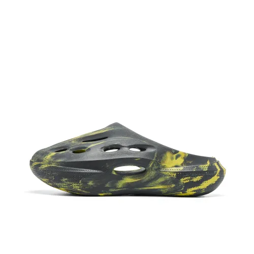 QIAODAN Poison Tooth Slippers Слипоны Thunder Серый Горчичный Зеленый Мужской