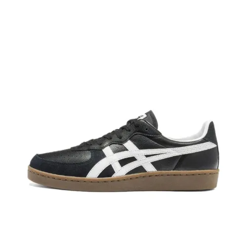 Onitsuka Tiger GSM Slip-Resistant Abrasion-Resistant Low-Top Skateboard Shoes Unisex Black White Brown