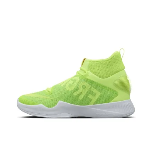 Nike HyperRev 2016 Фрагмент Volt Non Slip Легкий Высокий Топ Баскетбольные кроссовки Унисекс Неон Зеленый