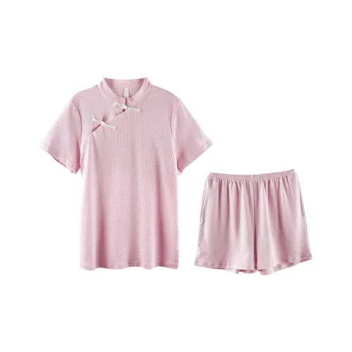 Q'NIANMA Пижамный комплект женский розовый фиолетовый