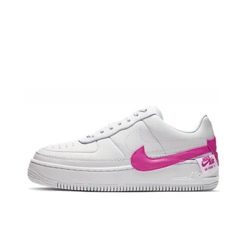 Nike Air FORCE 1 Jester XX Легкие и Дышащие Низкие Кроссовки для Скейтбординга Женские Белые Розовые