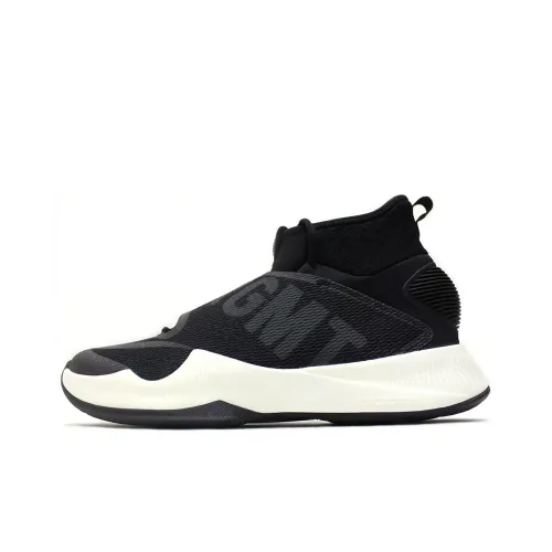 Nike HyperRev 2016 Нескользящий Легкий Высокий Топ Баскетбольные Кроссовки Унисекс Черный
