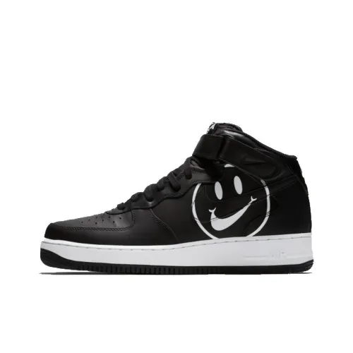 Nike Air FORCE 1 07 LV8 Have A Nike Day MID Топ Скейтборд Кроссовки Мужской Черный