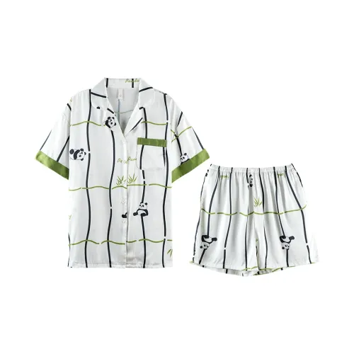 Q'NIANMA Пижамный комплект женский цвет груши белый