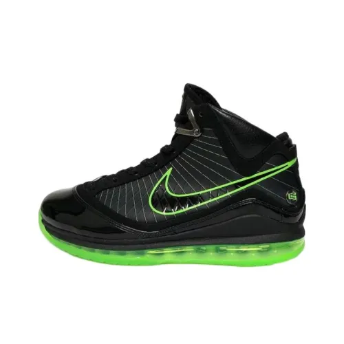 Nike Lebron 7 Dunkman Амортизация Высокие Кеды Винтажные Баскетбольные Кроссовки Мужские Черные