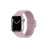 Яблоко Ткань Вязаная Ремешок - Светло-фиолетовый (Одиночный ремешок)