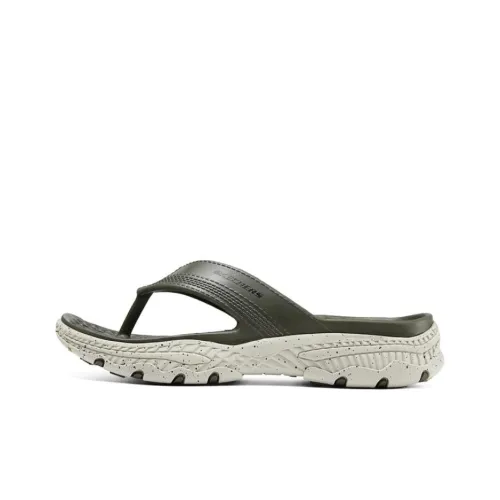 Skechers Quiet Slippers Мужские Оливково-зеленые