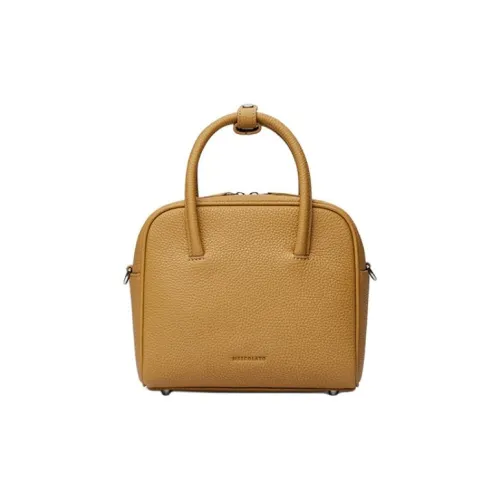 MESCOLATO Кожа Сумка Маленькая Женская Цвет Печенья