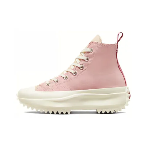Converse Run Star Hike High Топ Кеды Унисекс Розово-серый