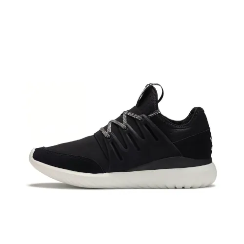 Adidas Originals Tubular Radial Амортизация Износостойкий Низкий Топ Casual Унисекс Угольный Черный