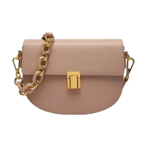 PACO GIL Split Кожа Портативная Сумка через плечо Сумка на плечо Средняя Женская Almond Milk Чай