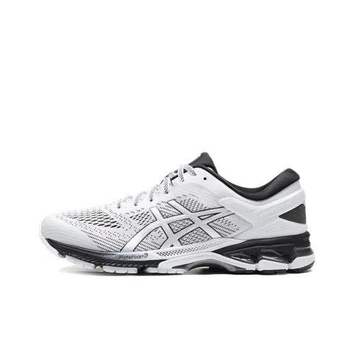 Asics Gel Kayano 26 Low Top Беговые кроссовки Мужские Белые