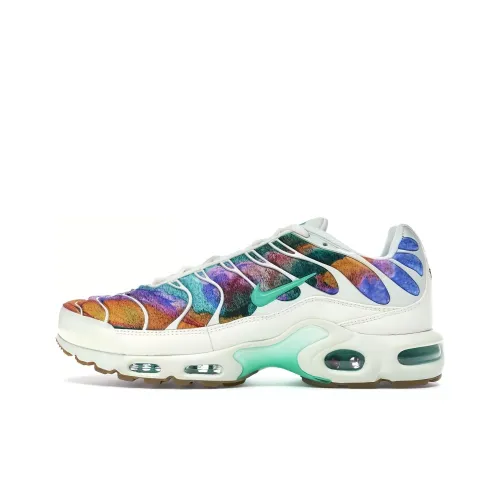 Nike Air Max Plus Alternative Galaxy Амортизация Износостойкий Низкий Топ Повседневная Обувь Унисекс Белый Зеленый