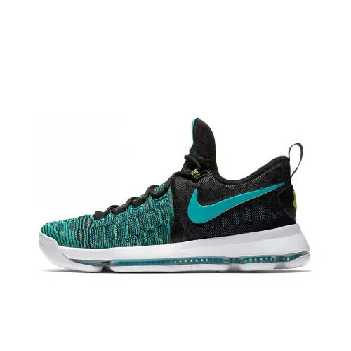 Nike KD 9 Birds OF Paradise Shock Absorbers Slip-Resistant Low-Top Баскетбольные кроссовки Мужской Зеленый