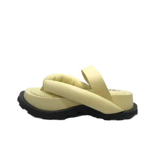 JIL SANDER Шлепанцы Бежевые Женские