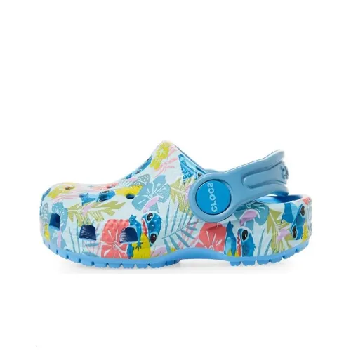 Disney Stitch x Crocs Classic Clog Sabo Мужской Синий Белый