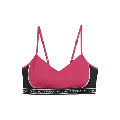 PUMA Гранатовый Розовый Женские Бюстгальтеры