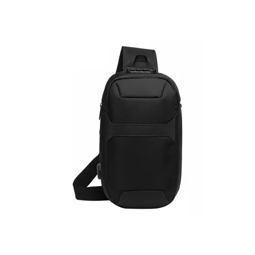 CMLZIUA Водонепроницаемый Ткань Слинг-сумки Стандартный Мужской Черный Камуфляж Темно-синий Темно-серый