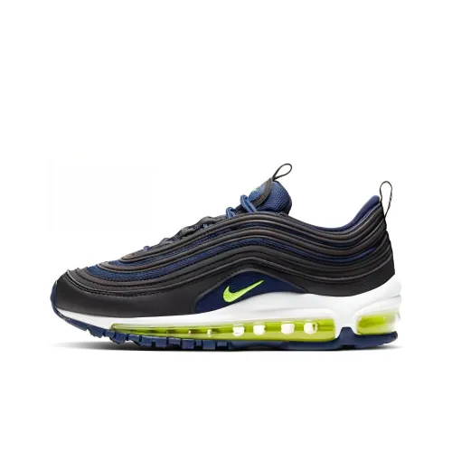 Nike Air Max 97 Low Беговые кроссовки GS Черный Синий Зеленый