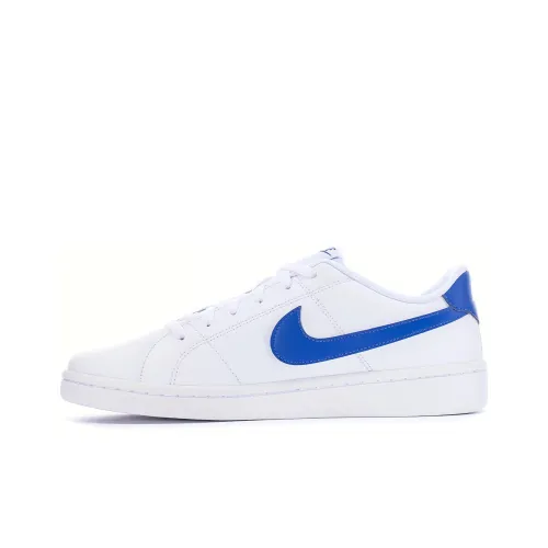 Nike Court Royale 2 Low Slip Resistant Abrasion Resistant Low Top Скейтборд Кроссовки Мужские Белый Синий