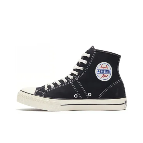 Конверс Lucky Star HI High Top Кеды Унисекс Черный