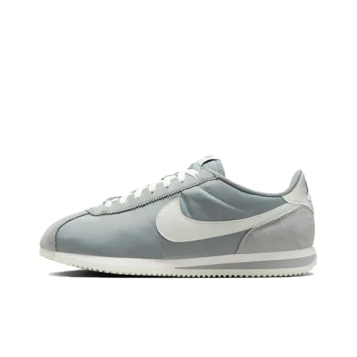 Nike Cortez Амортизация Износостойкий Низкий Топ Повседневные Беговые Кроссовки Мужские Серый Зеленый