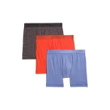 3 пачки (Оранжевый/Смешанный цвет Дикий/Индиго/Полосы Велюр Серый/Графитовый Серый)