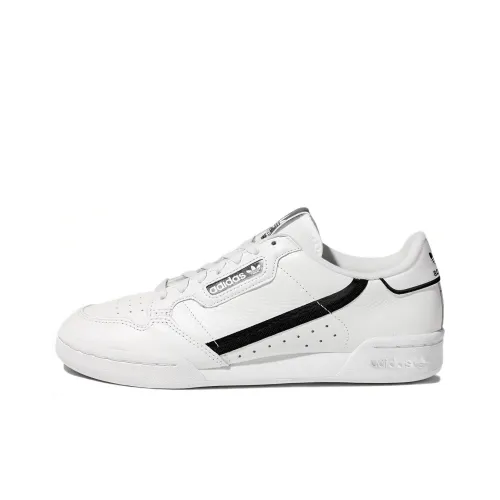 Adidas Originals 80 Устойчивые к истиранию низкие скейтбордические кроссовки унисекс белые черные