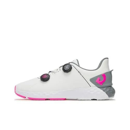 GFORE Golf Shoes Низкий Верх Белый Серый Розовый Мужской
