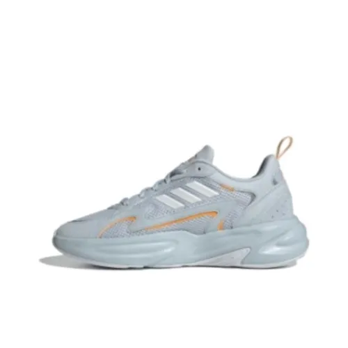 Adidas Ozwave Дышащие Низкие Кроссовки с Толстой Подошвой Унисекс Синие Белые Оранжевые