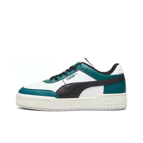 PUMA Ca Pro Устойчивые к истиранию низкие кроссовки для скейтбординга унисекс зеленые черные