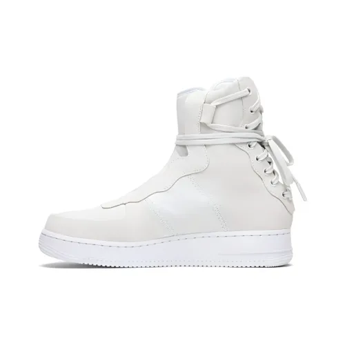Nike Air Force 1 Rebel XX Slip Resistant Abrasion Resistant Легкий High Топ Кроссовки для скейтбординга Women's White Серый