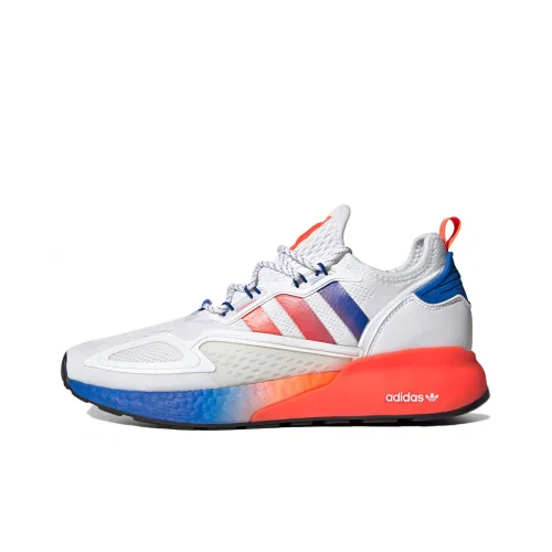 Adidas Originals ZX 2K Boost Slip-on Resistant Low Top Casual Унисекс Белый Оранжевый