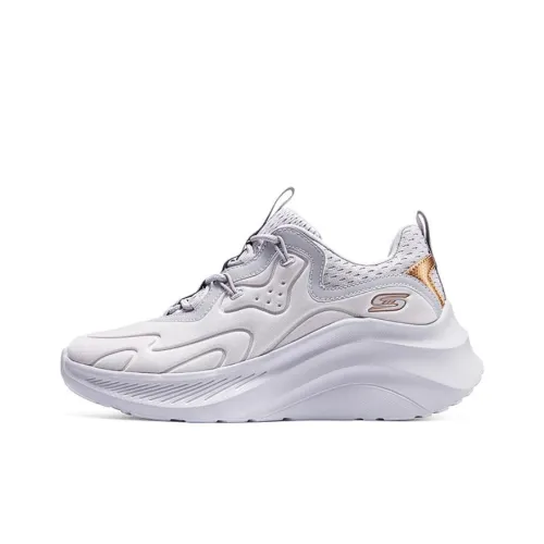 Skechers Дышащие Низкие Кроссовки для Бега Женские Фиолетовые