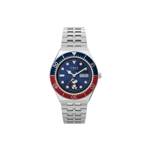 TIMEX Автоматический Механический Механизм Мужские Часы 40 мм Синий