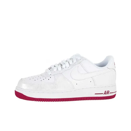 Nike Air Force 1 Low 07 'Rave Розовый' Низкий Топ Скейтбординг Кроссовки Женские Белые Розовые Красные
