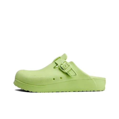 Skechers Домашние тапочки Женские Зеленый