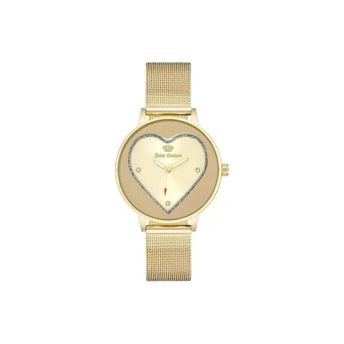 JUZI Women's Watch Кварцевый механизм ремешок из нержавеющей стали 38 мм золотой циферблат